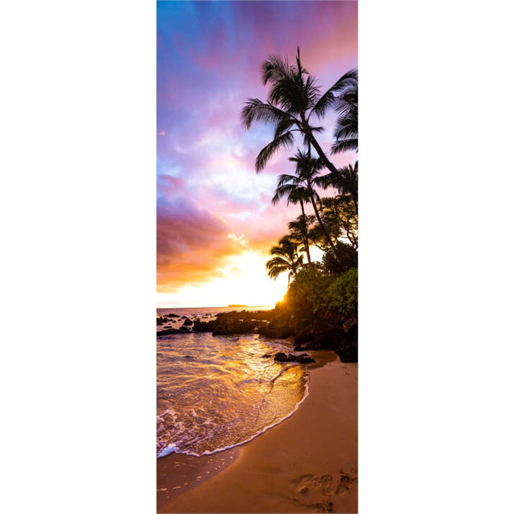 Panneau mural douche VIPANEL - Inspiration nature Coucher de soleil 1 - Finition brillant