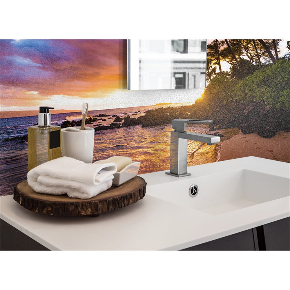 Panneau mural douche VIPANEL - Inspiration nature Coucher de soleil 1 - Finition brillant