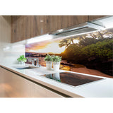 Panneau mural douche VIPANEL - Inspiration nature Coucher de soleil 1 - Finition brillant