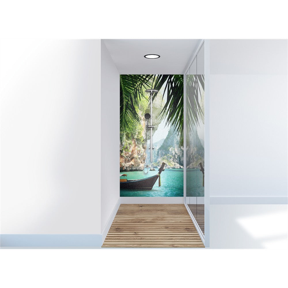 Panneau mural douche VIPANEL - Inspiration nature Thaïlande 2 - Finition brillant