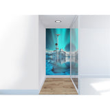 Panneau mural douche VIPANEL - Inspiration nature Aurore boréale - Finition brillant