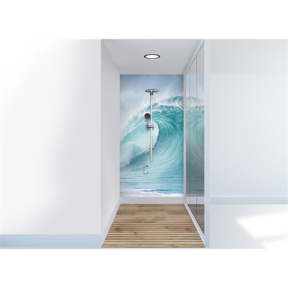 Panneau mural douche VIPANEL - Inspiration nature Vague - Finition brillant