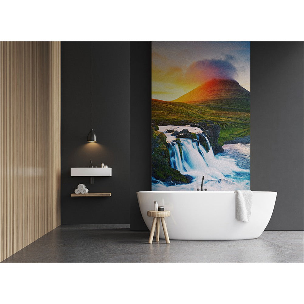 Panneau mural douche VIPANEL - Inspiration nature Islande - Finition brillant