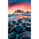 Panneau mural douche VIPANEL - Inspiration nature Haukland beach - Finition brillant