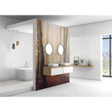 Panneau mural douche VIPANEL - Inspiration nature Forêt brumeuse d'Automne - Finition brillant