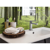 Panneau mural douche VIPANEL - Inspiration nature Brouillard forestier - Finition brillant