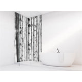 Panneau mural douche VIPANEL - Inspiration nature Bouleaux - Finition brillant