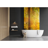Panneau mural douche VIPANEL - Inspiration nature Forêt d'Automne - Finition brillant