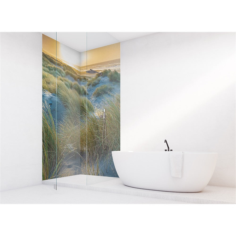 Panneau mural douche VIPANEL - Inspiration nature Coucher de soleil 2 - Finition brillant
