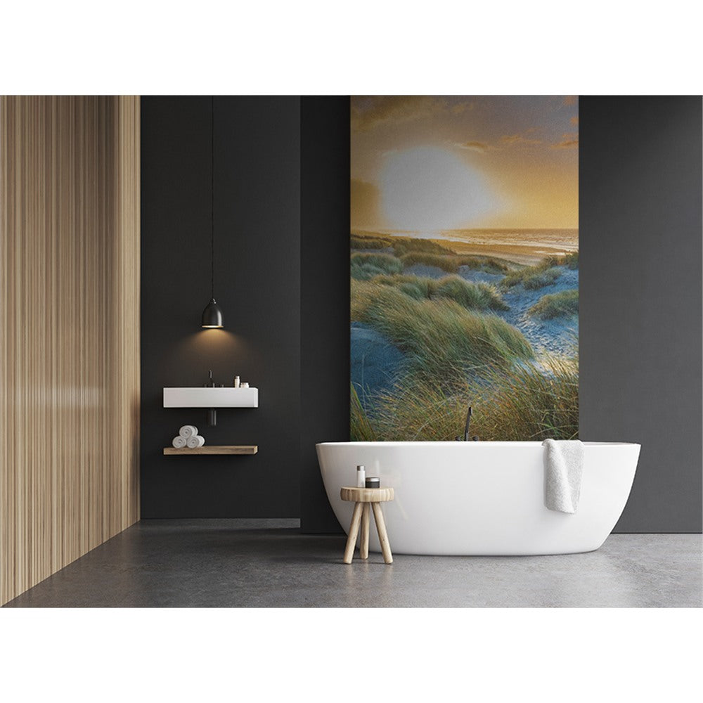 Panneau mural douche VIPANEL - Inspiration nature Coucher de soleil 2 - Finition brillant