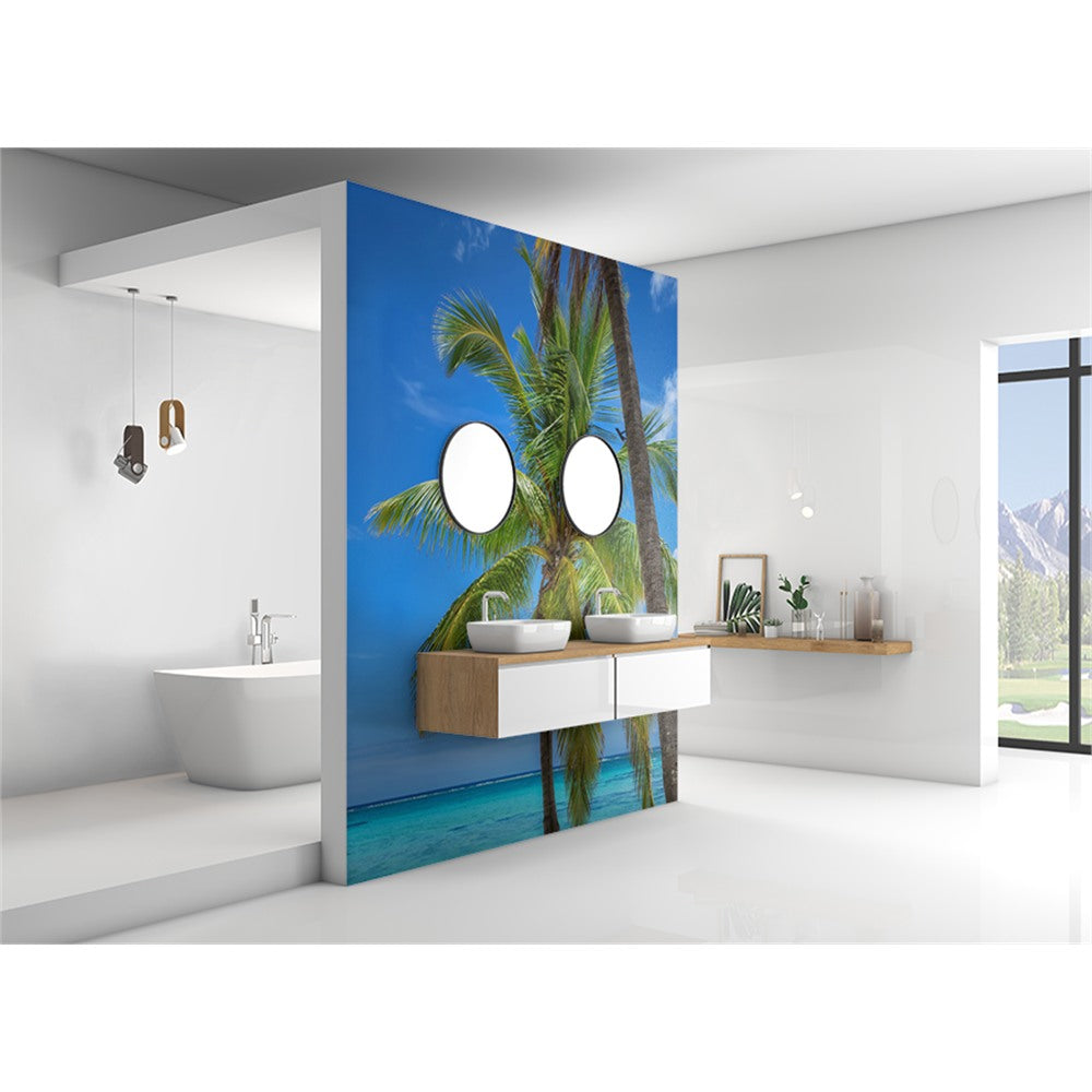 Panneau mural douche VIPANEL - Inspiration nature Ile Maurice - Finition brillant