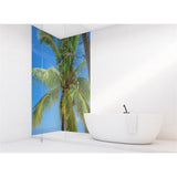 Panneau mural douche VIPANEL - Inspiration nature Ile Maurice - Finition brillant