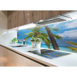 Panneau mural douche VIPANEL - Inspiration nature Ile Maurice - Finition brillant
