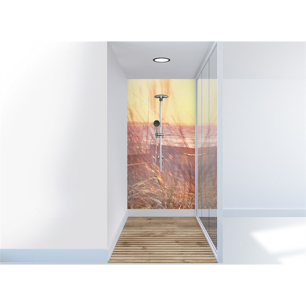 Panneau mural douche VIPANEL - Inspiration nature Dune bord de mer - Finition brillant