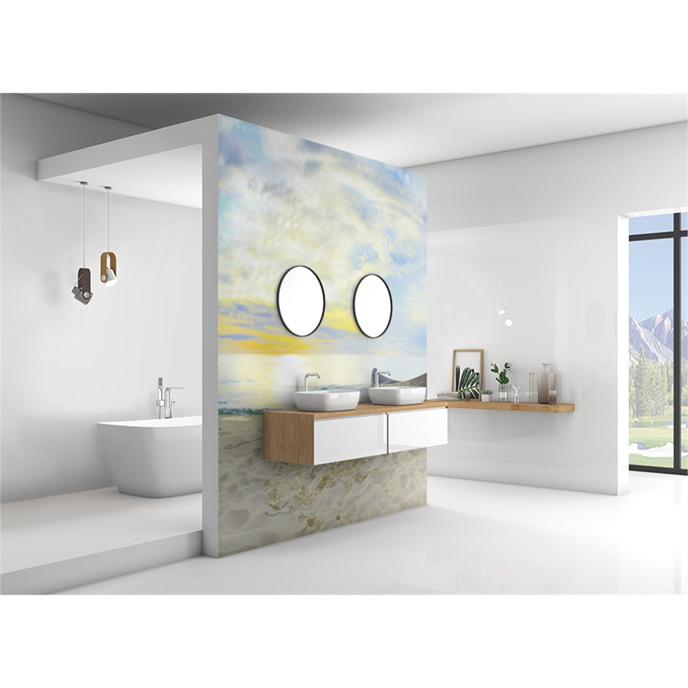 Panneau mural douche VIPANEL - Inspiration nature Vieux bateau de pêcheur - Finition brillant