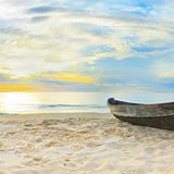 Panneau mural douche VIPANEL - Inspiration nature Vieux bateau de pêcheur - Finition brillant