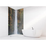 Panneau mural douche VIPANEL - Inspiration nature Chutes de Java - Finition brillant