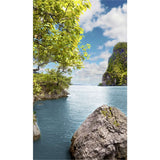 Panneau mural douche VIPANEL - Inspiration nature Thaïlande roche - Finition brillant
