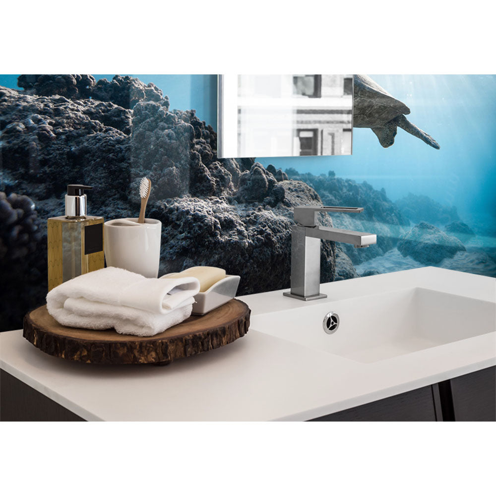 Panneau mural douche VIPANEL - Inspiration nature Tortue - Finition brillant