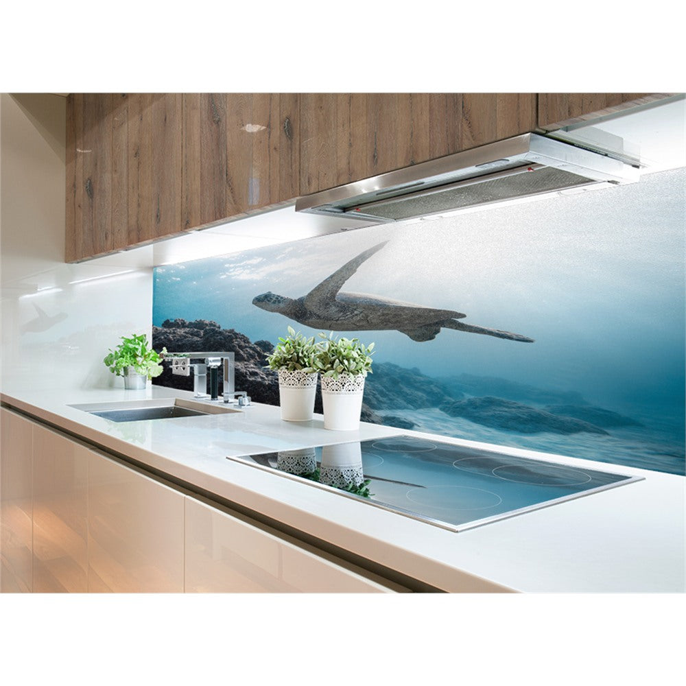 Panneau mural douche VIPANEL - Inspiration nature Tortue - Finition brillant