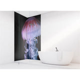 Panneau mural douche VIPANEL - Inspiration nature Meduse 2 - Finition brillant