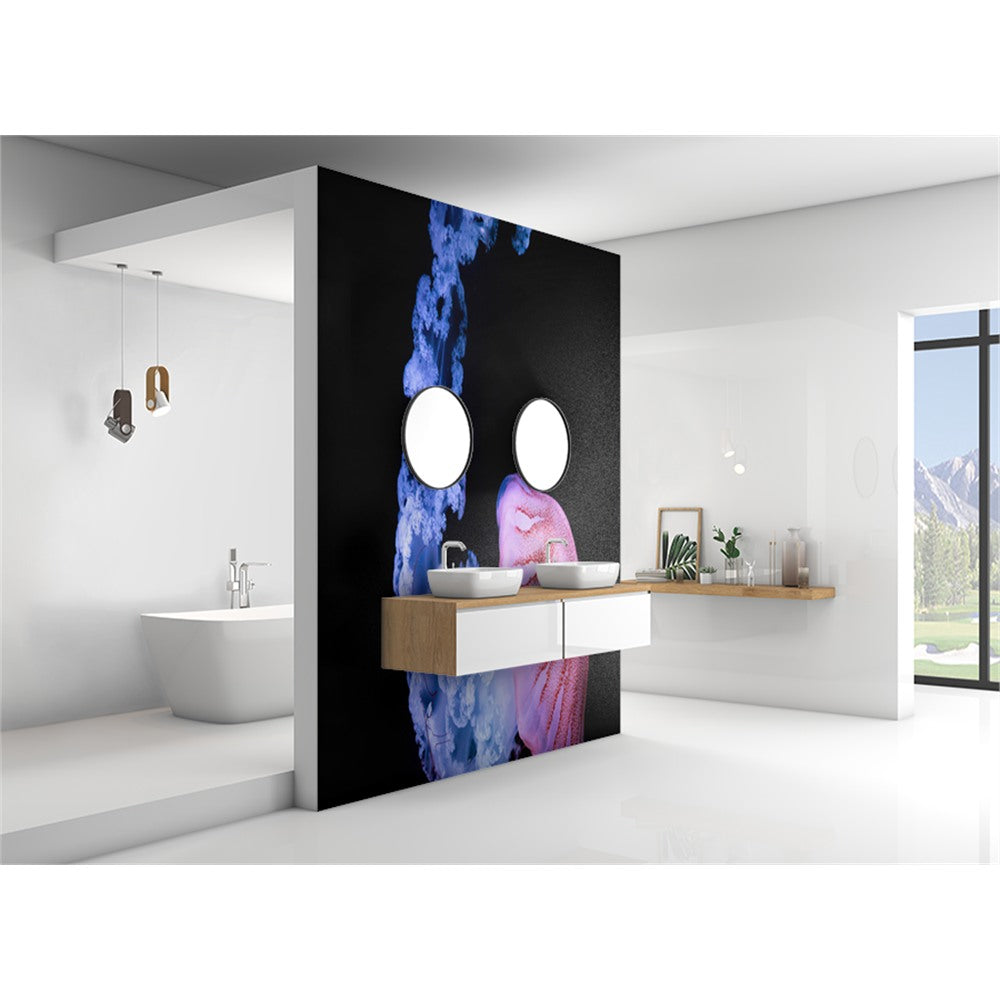 Panneau mural douche VIPANEL - Inspiration nature Meduse 1 - Finition brillant