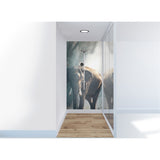 Panneau mural douche VIPANEL - Inspiration nature Éléphant - Finition brillant