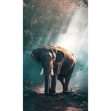 Panneau mural douche VIPANEL - Inspiration nature Éléphant - Finition brillant