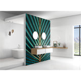Panneau mural douche VIPANEL - Inspiration nature Exotique - Finition brillant