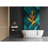 Panneau mural douche VIPANEL - Inspiration nature Fleur exotique - Finition brillant