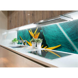 Panneau mural douche VIPANEL - Inspiration nature Fleur exotique - Finition brillant