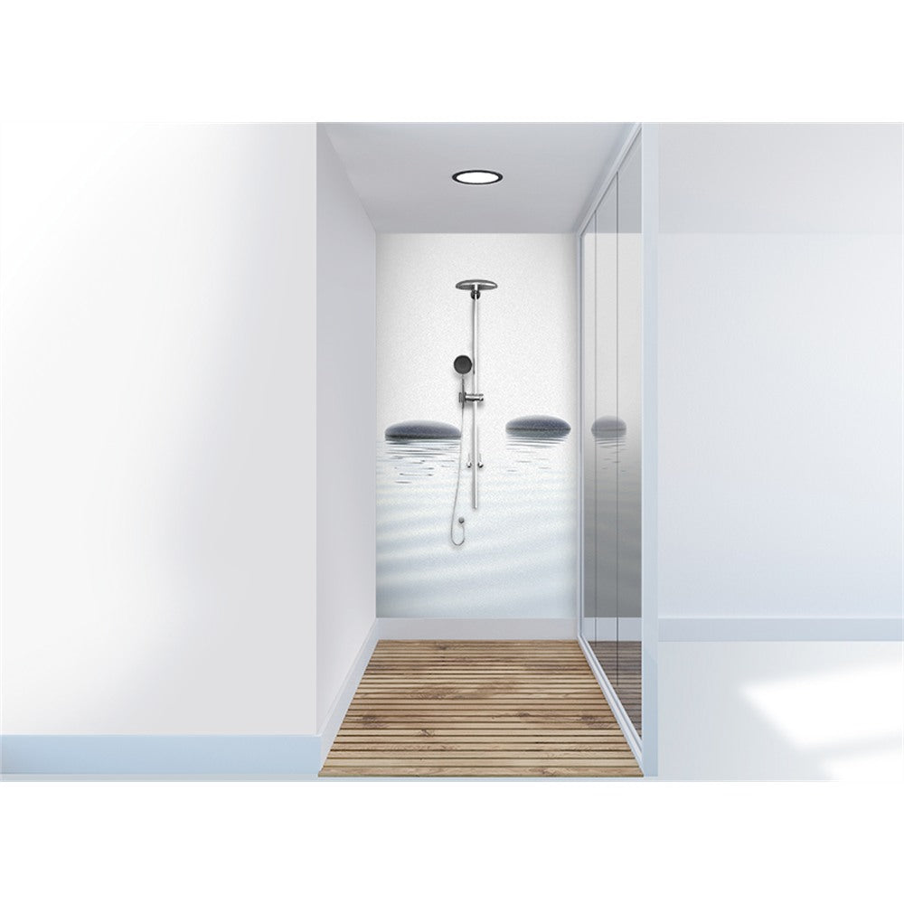 Panneau mural douche VIPANEL - Inspiration nature Galets - Finition brillant