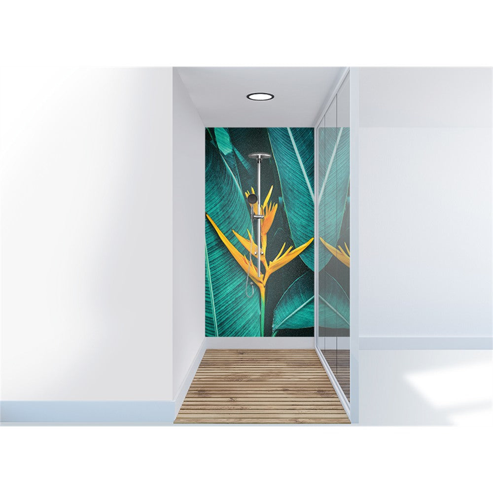 Panneau mural douche VIPANEL - Inspiration nature Heliconia - Finition brillant
