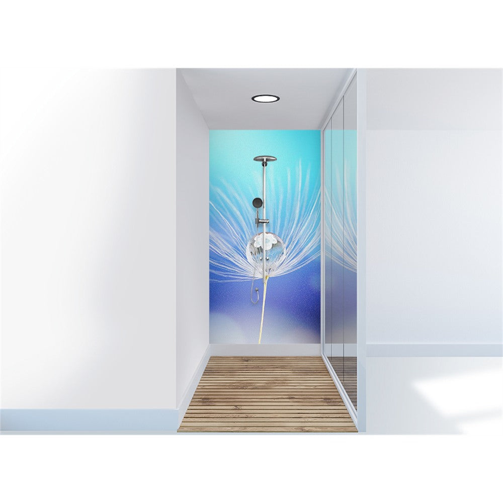 Panneau mural douche VIPANEL - Inspiration nature Goutte d'eau - Finition brillant