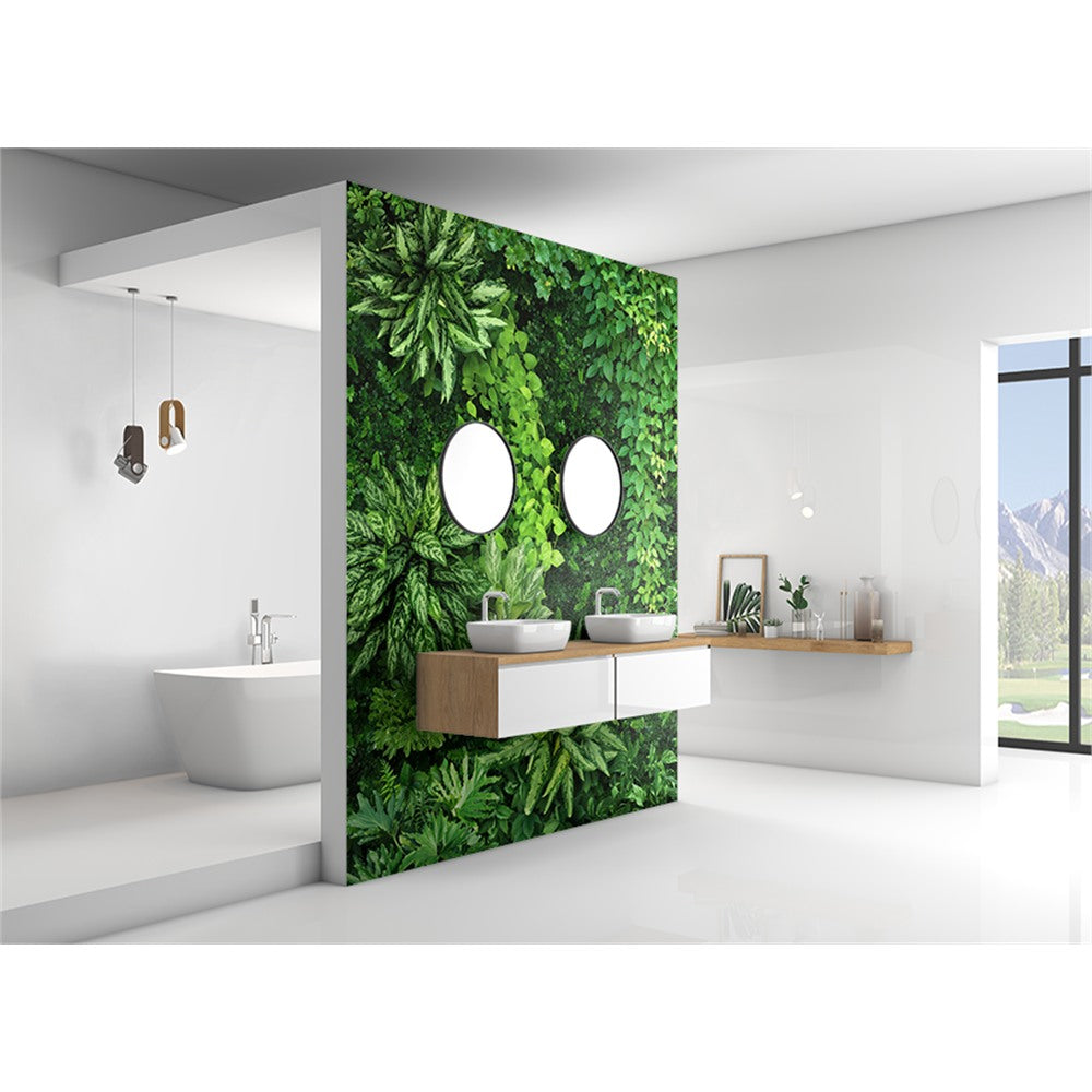 Panneau mural douche VIPANEL - Inspiration nature Mur végétal - Finition brillant