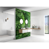 Panneau mural douche VIPANEL - Inspiration nature Mur végétal - Finition brillant