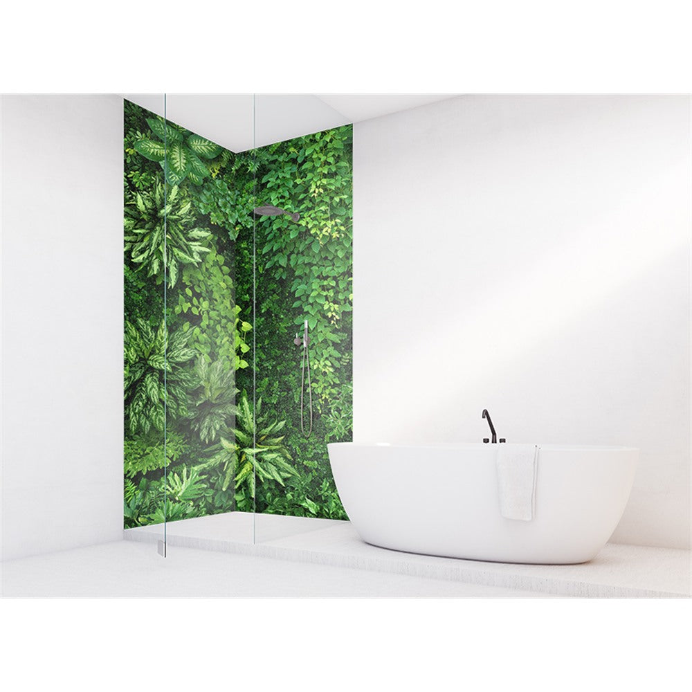 Panneau mural douche VIPANEL - Inspiration nature Mur végétal - Finition brillant
