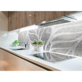 Panneau mural douche VIPANEL - Inspiration nature Feuillage gris - Finition mat