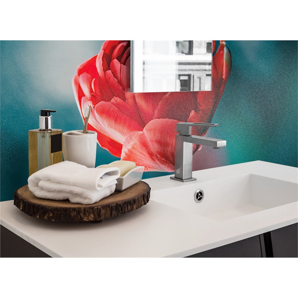 Panneau mural douche VIPANEL - Inspiration nature Tulipe rouge - Finition brillant