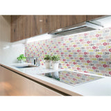 Panneau mural douche VIPANEL - Inspiration nature Fleurs graphiques - Finition mat