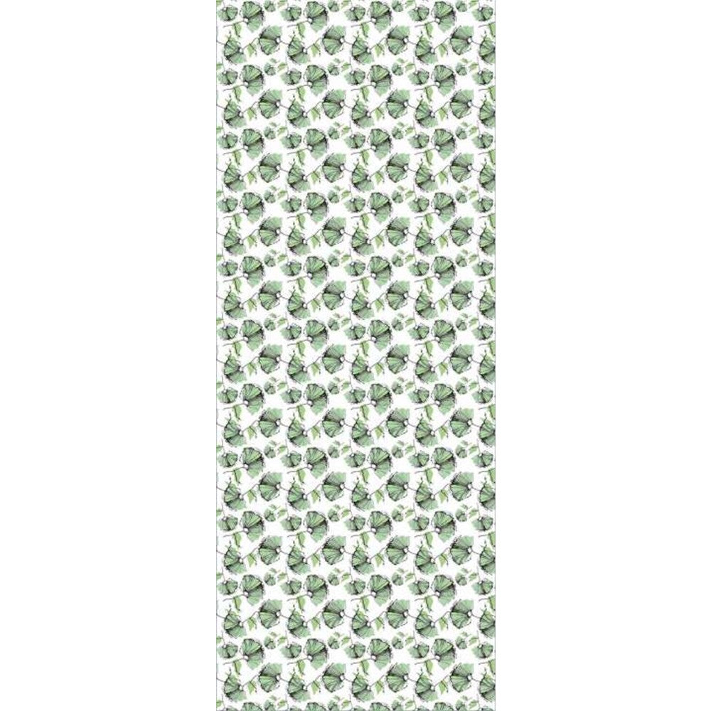 Panneau mural douche VIPANEL - Inspiration nature Coquelicots vert - Finition mat