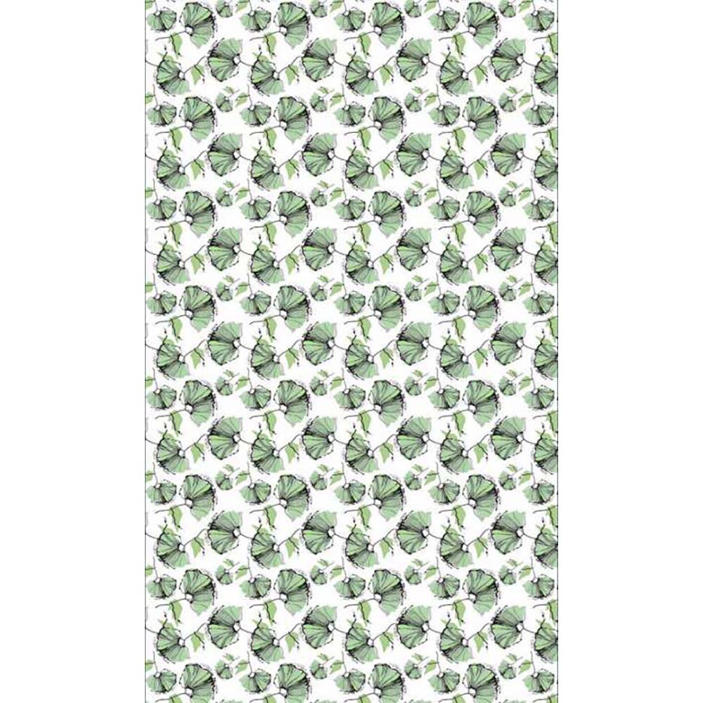Panneau mural douche VIPANEL - Inspiration nature Coquelicots vert - Finition mat