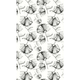 Panneau mural douche VIPANEL - Inspiration nature Coquelicots gris - Finition mat