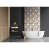 Panneau mural douche VIPANEL - Inspiration nature Feuilles transparentes - Finition mat