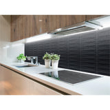 Panneau mural douche VIPANEL - Carrelage Avantgarde gris - Finition brillant