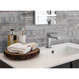 Panneau mural douche VIPANEL - Carrelage Carreaux textile large - Finition brillant