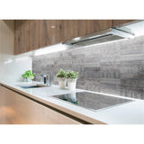 Panneau mural douche VIPANEL - Carrelage Carreaux textile large - Finition brillant