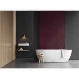 Panneau mural douche VIPANEL - Carrelage Mosaïque rubis - Finition brillant