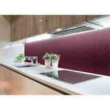 Panneau mural douche VIPANEL - Carrelage Mosaïque rubis - Finition brillant