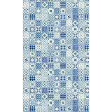 Panneau mural douche VIPANEL - Carrelage Carreaux indigo bleu - Finition brillant